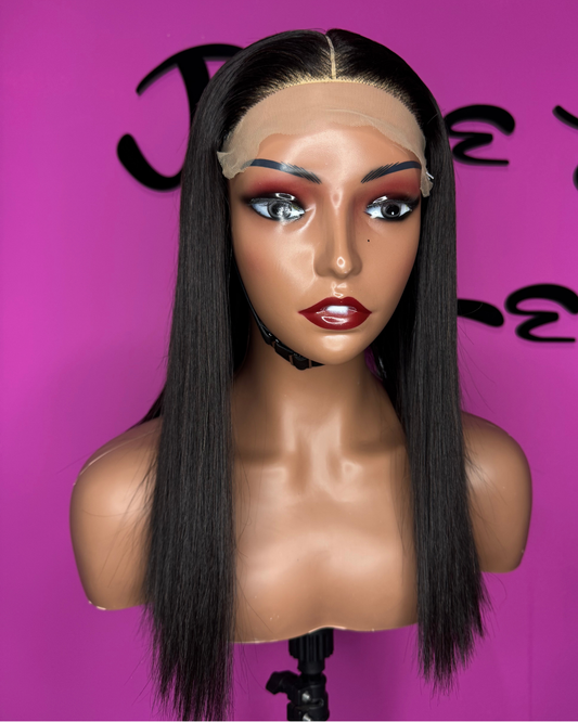 14” Natural Black Bob Wig (5x5 Closure)