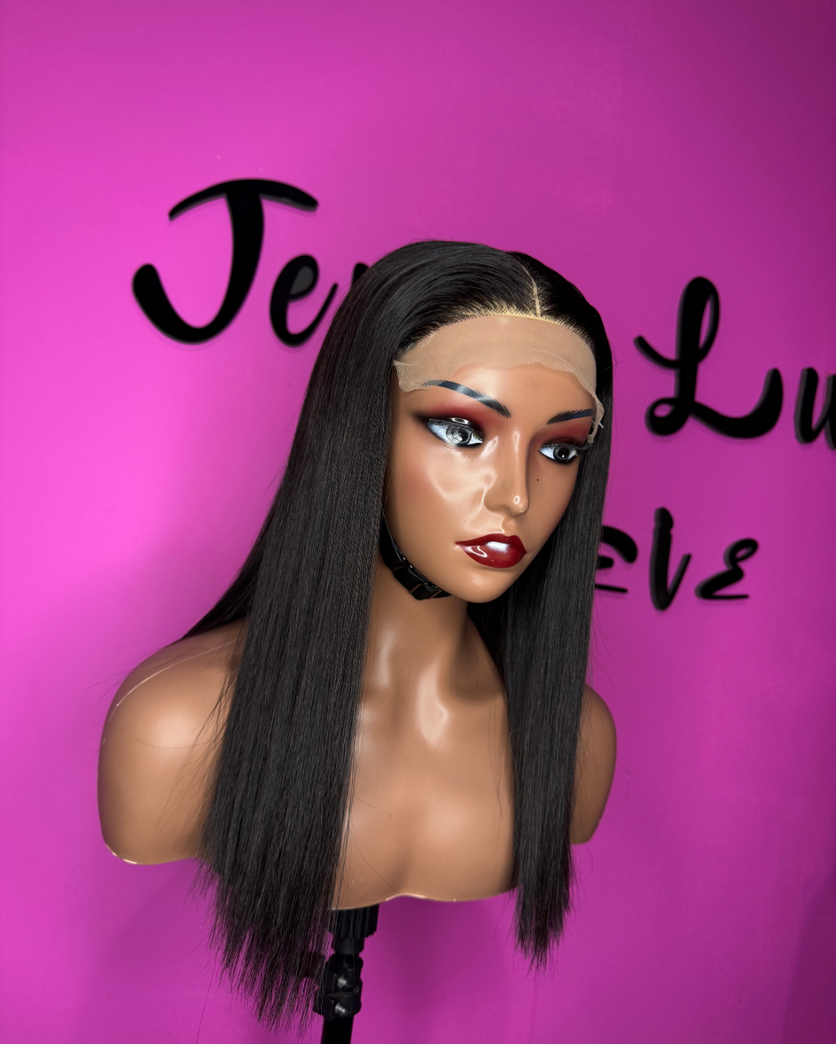 14” Natural Black Bob Wig (5x5 Closure)